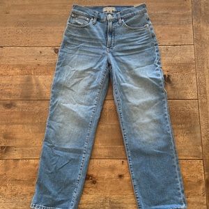 Madewell | “The Perfect Vintage Straight Crop Jean” - Size 26P